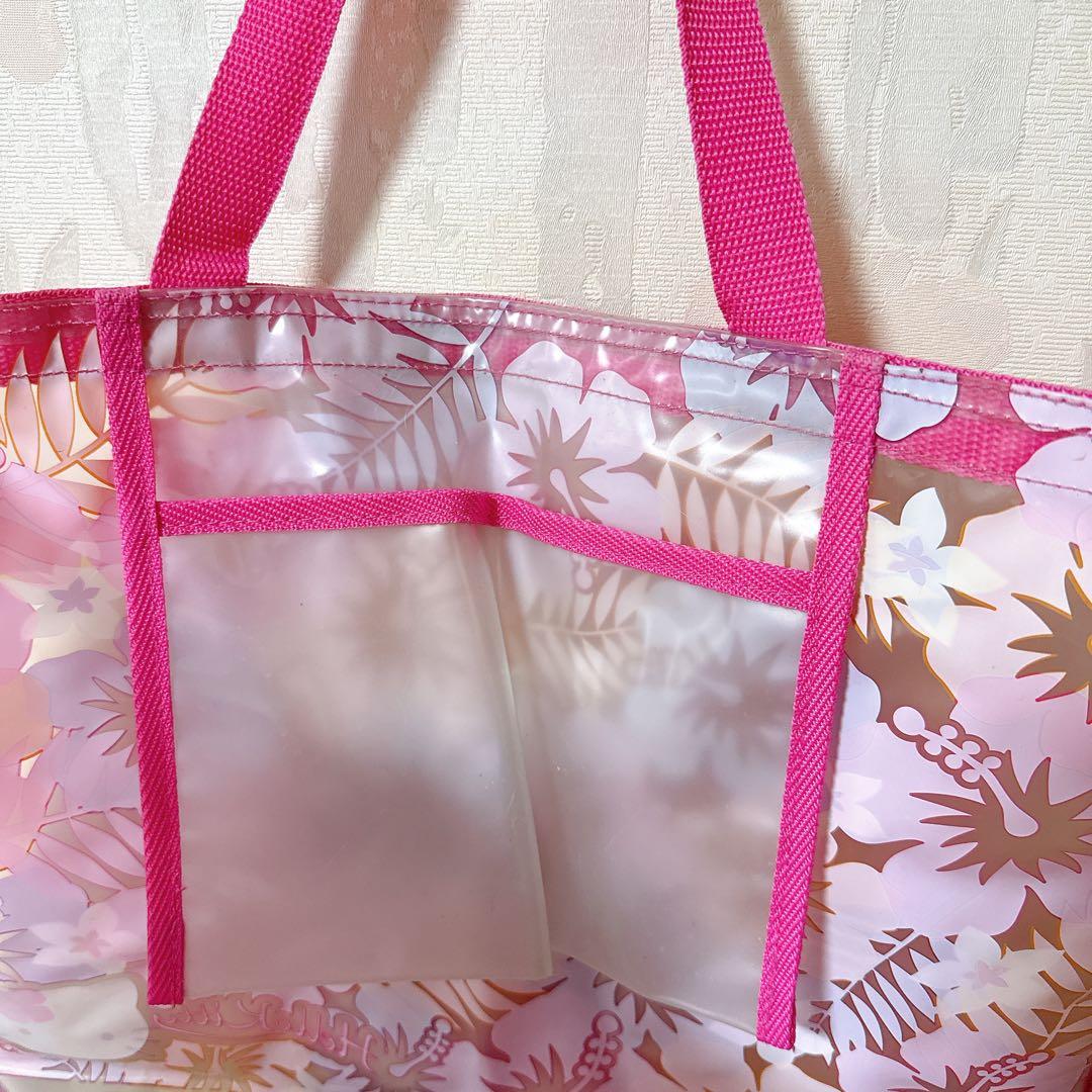 ☆レア☆ハローキティ ビニールバッグ ハイビスカス 平成レトロ ギャル 2006