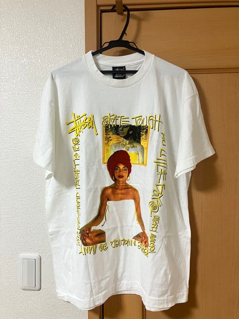 STUSSY × SADE Tシャツ 復刻 USA製 両面プリント XL