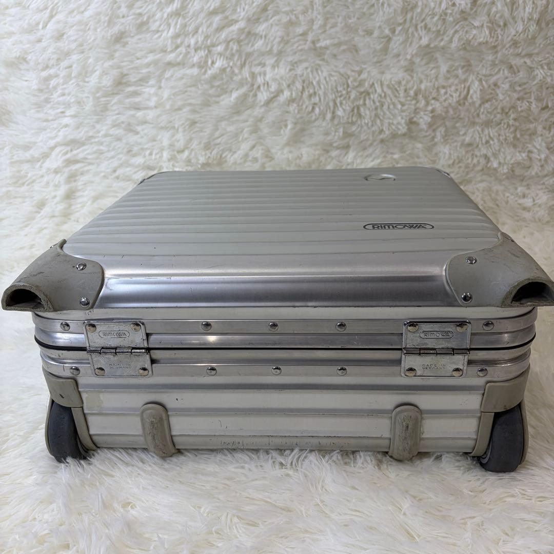 RIMOWA ルフトハンザ 28L 2輪 機内持込可 ビジネストロリー アルミ