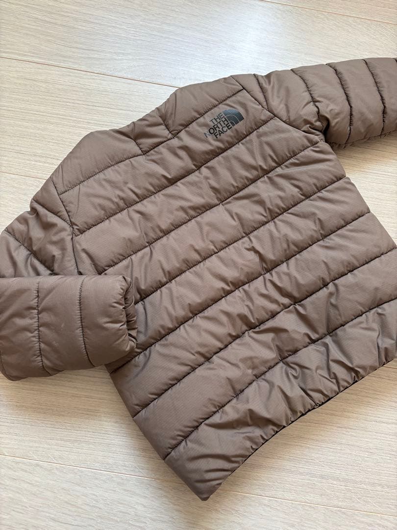 ノースフェイス マイクロゼファーカーディガン 90cm カーキ キッズ