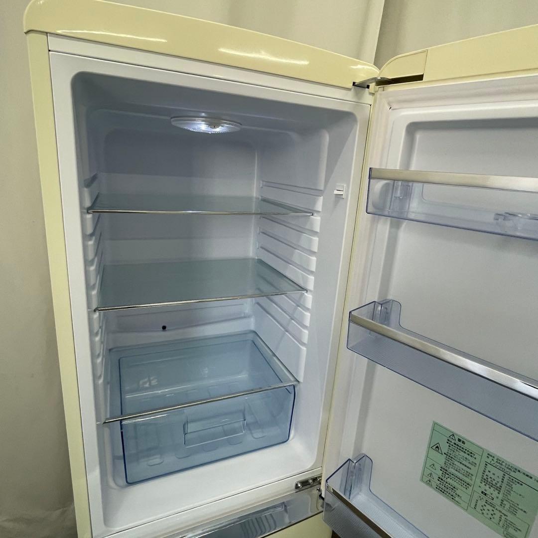 458❤️　冷蔵庫　200㍑　レトロ　20年　おしゃれ　おすすめ　中古　設置無料