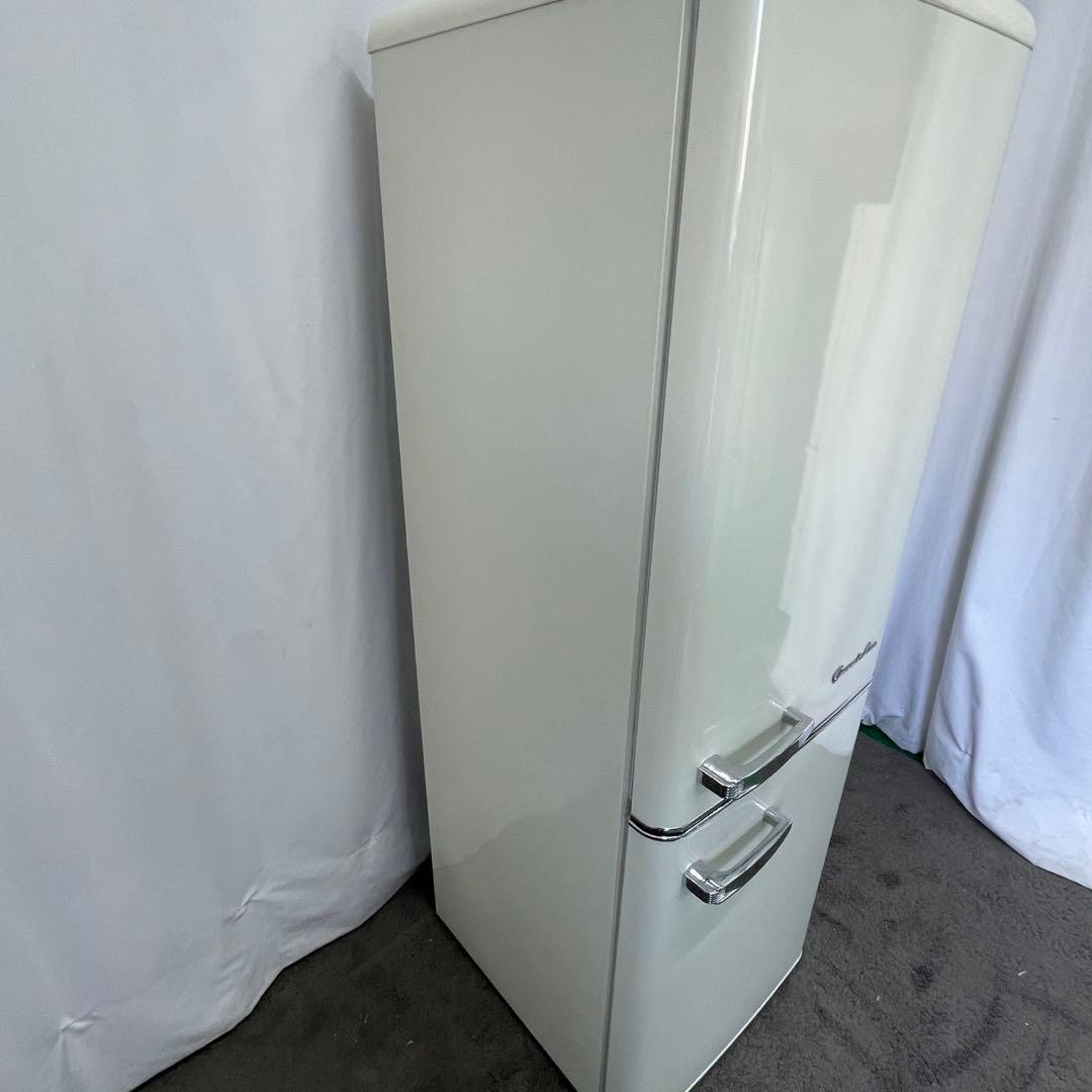 458❤️　冷蔵庫　200㍑　レトロ　20年　おしゃれ　おすすめ　中古　設置無料