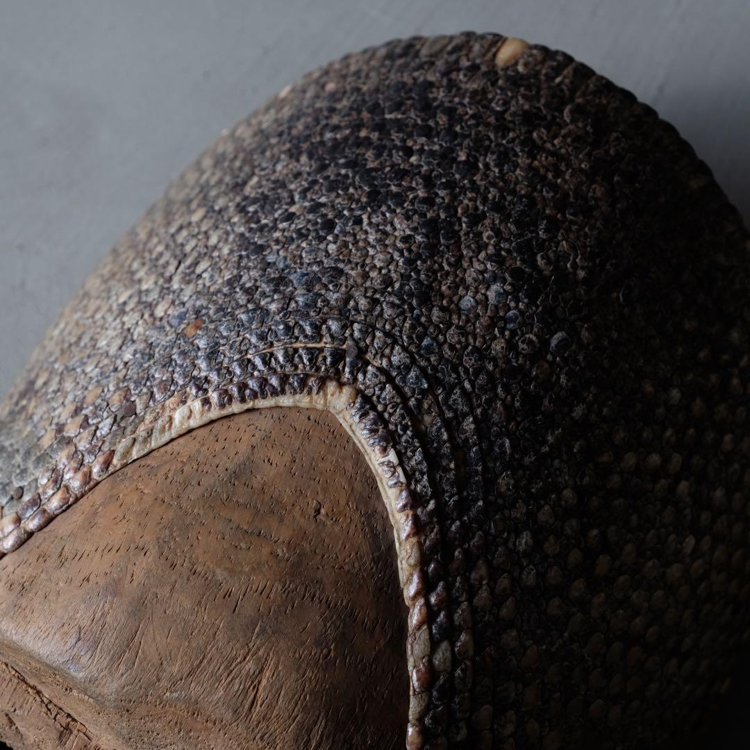 メキシコ 木彫りのマスク　木彫 彫刻 仮面 アート 芸美術 古道具 アンティーク