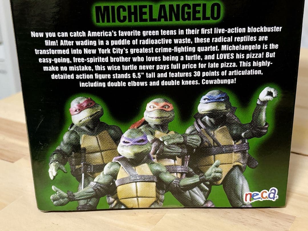 NECA製　ティーンエイジ・ミュータント・ニンジャ・タートルズ　ミケランジェロ