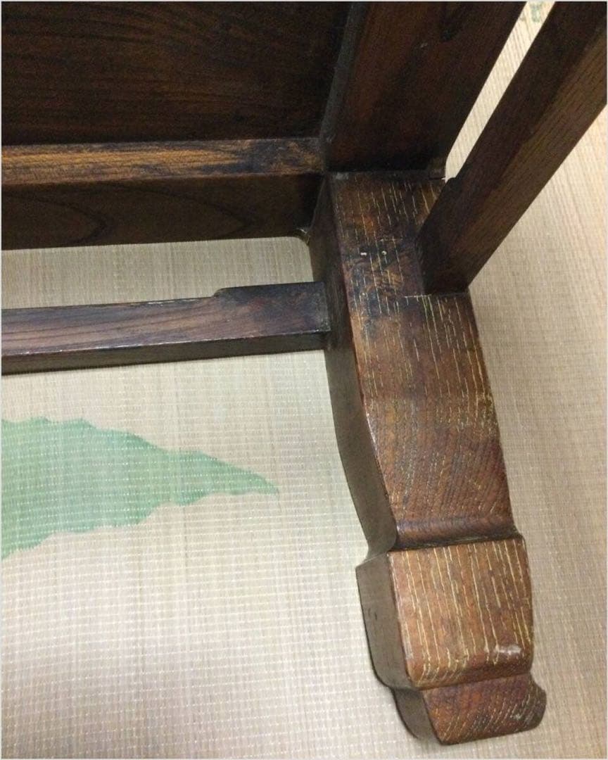 旧家　昭和レトロ　欅けやき　玉杢一枚天板・大座卓の逸品　美品