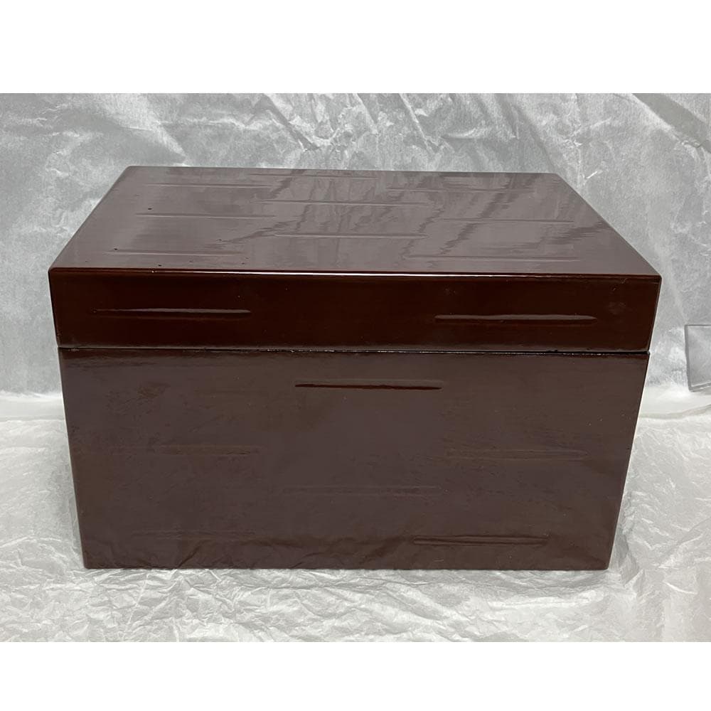 茶箱 木製 利休茶箱 野点 抹茶碗 振出 棗 香合 茶道具 【k3290】