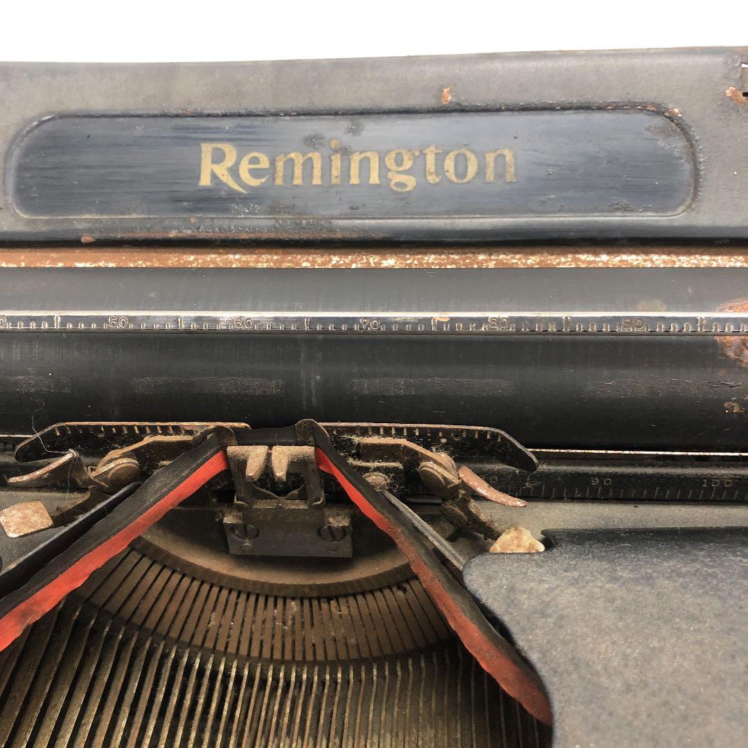 アメリカレミントン製タイプライター、ジャンク品アンティーク、レア、