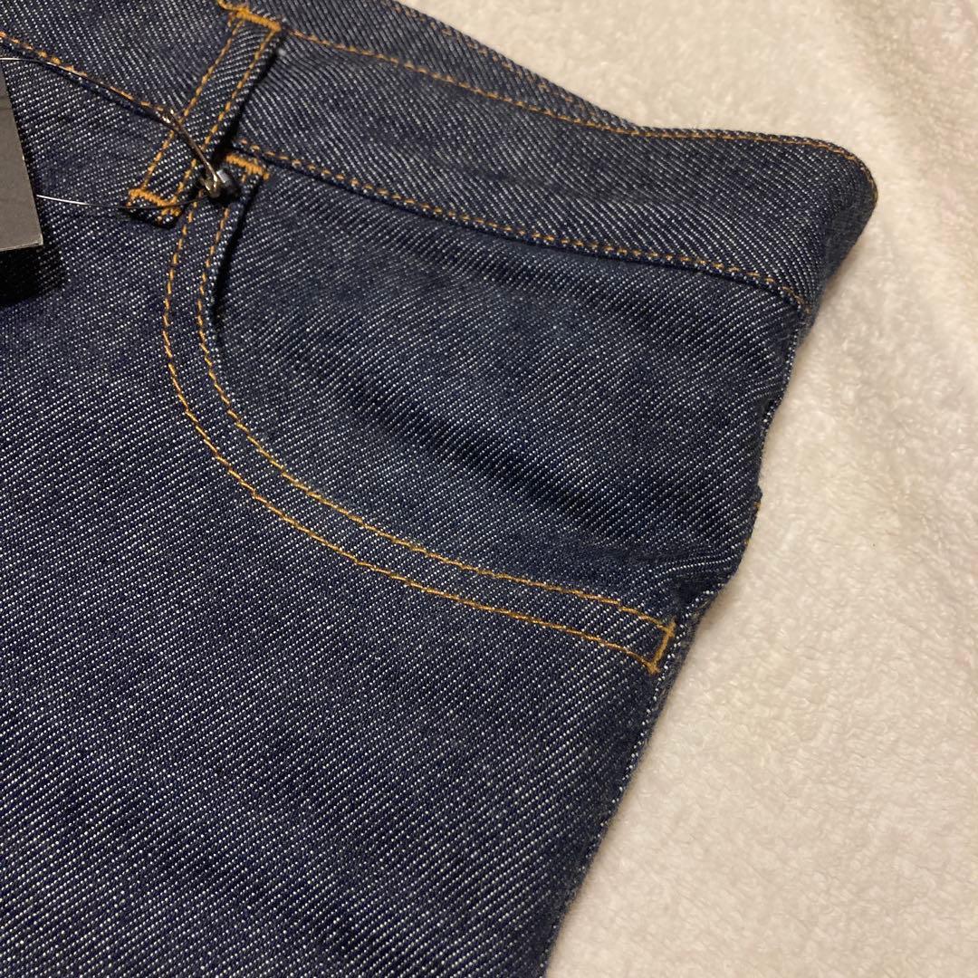 新品タグ付き　ato アトウ　ストレッチデニム　サルエルパンツ　46 ネイビー