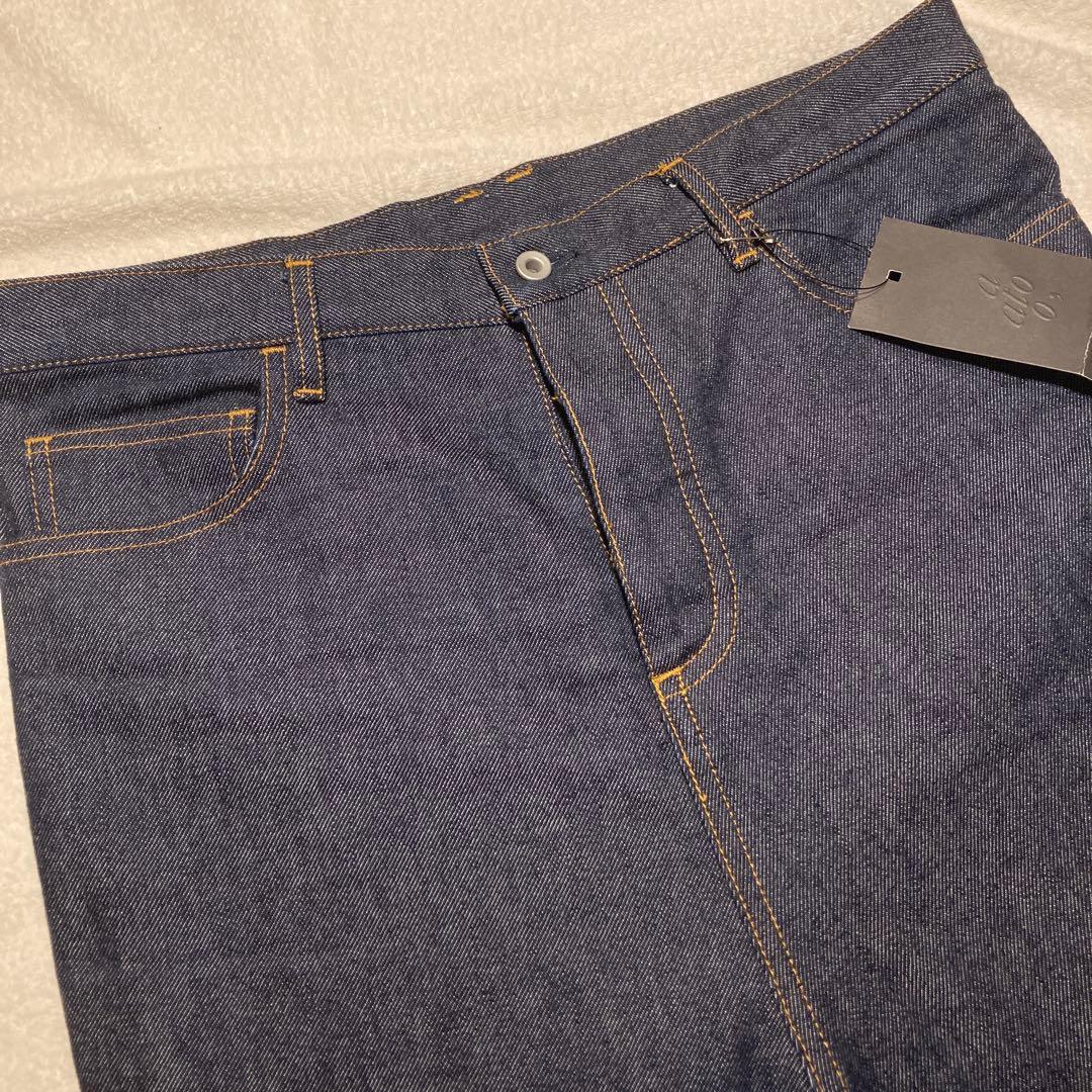 新品タグ付き　ato アトウ　ストレッチデニム　サルエルパンツ　46 ネイビー