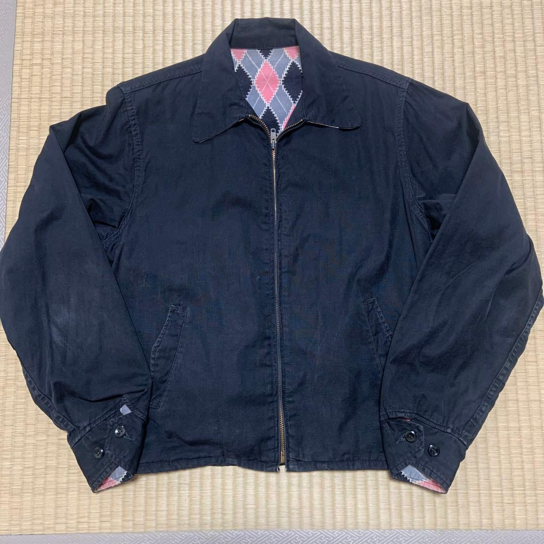 b*y様 【スペシャル】アーガイルパターン コットンジャケット　50s M ロカ