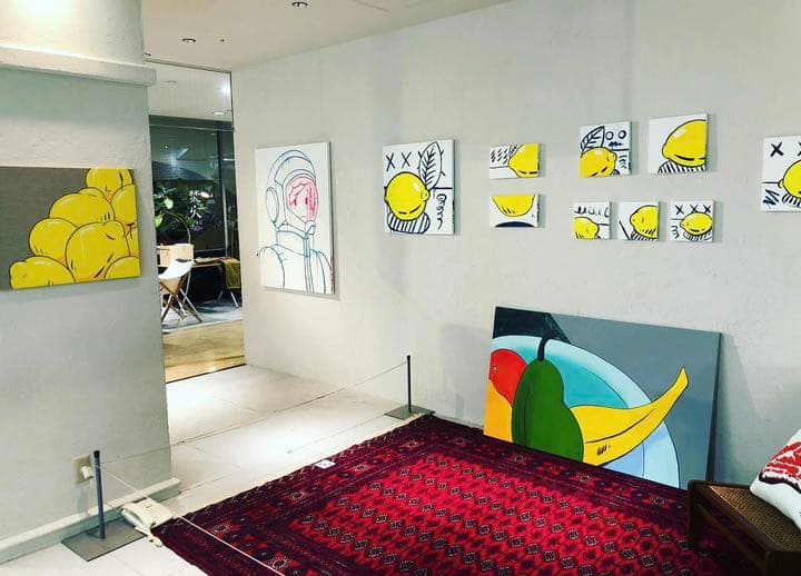 原画　オリジナル　天野タケル　Lemon 61x61xm