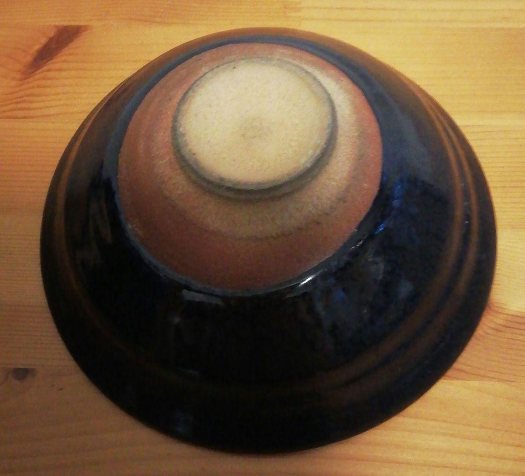 加藤仁作　天目　茶碗　共箱　略歴付　茶道具