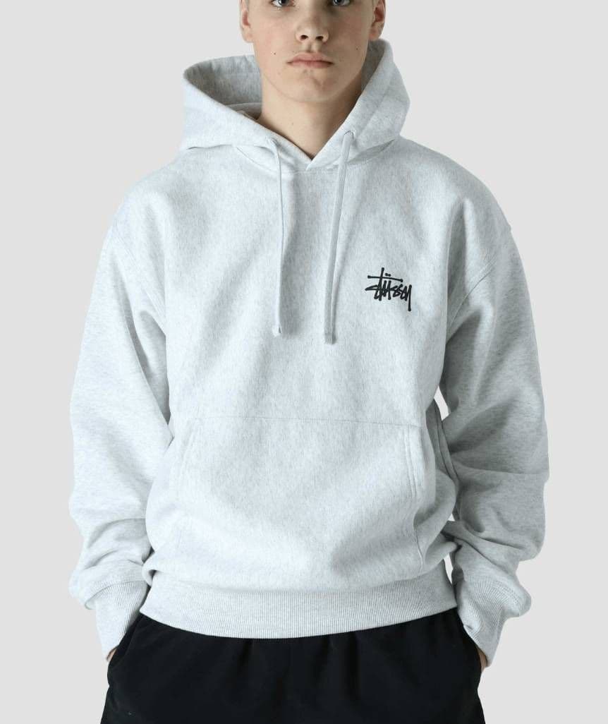 Stussy Sサイズ グレー プルオーバー☆パーカー フードパーカー