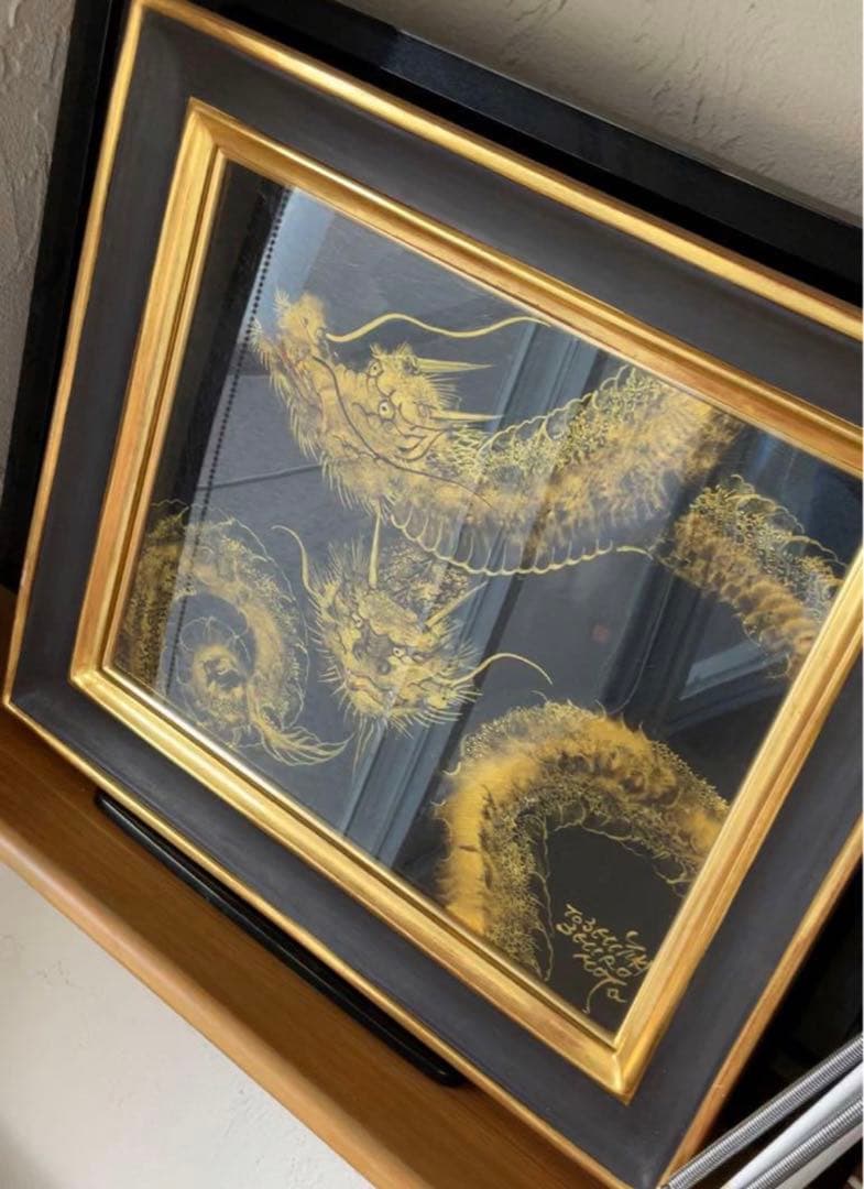 【現画1点物】金龍画（ドラゴン）城本敏由樹