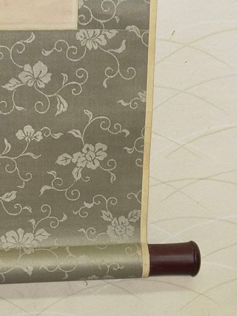 ♥【模写】田能村直入　羅漢図　掛け軸　掛軸　骨董品