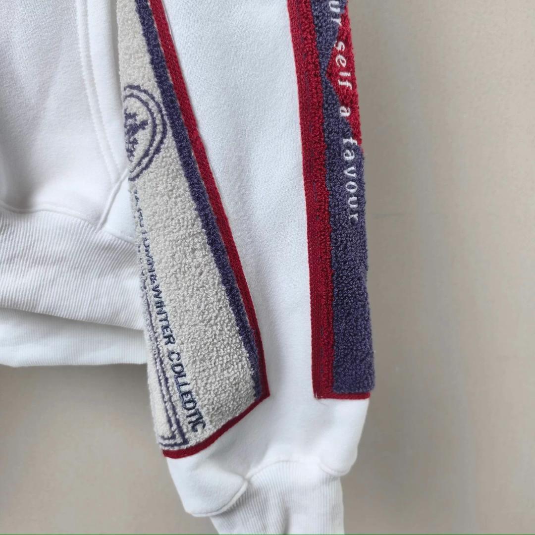 希少Martine Rose x Supreme ジップアップパーカー ホワイト