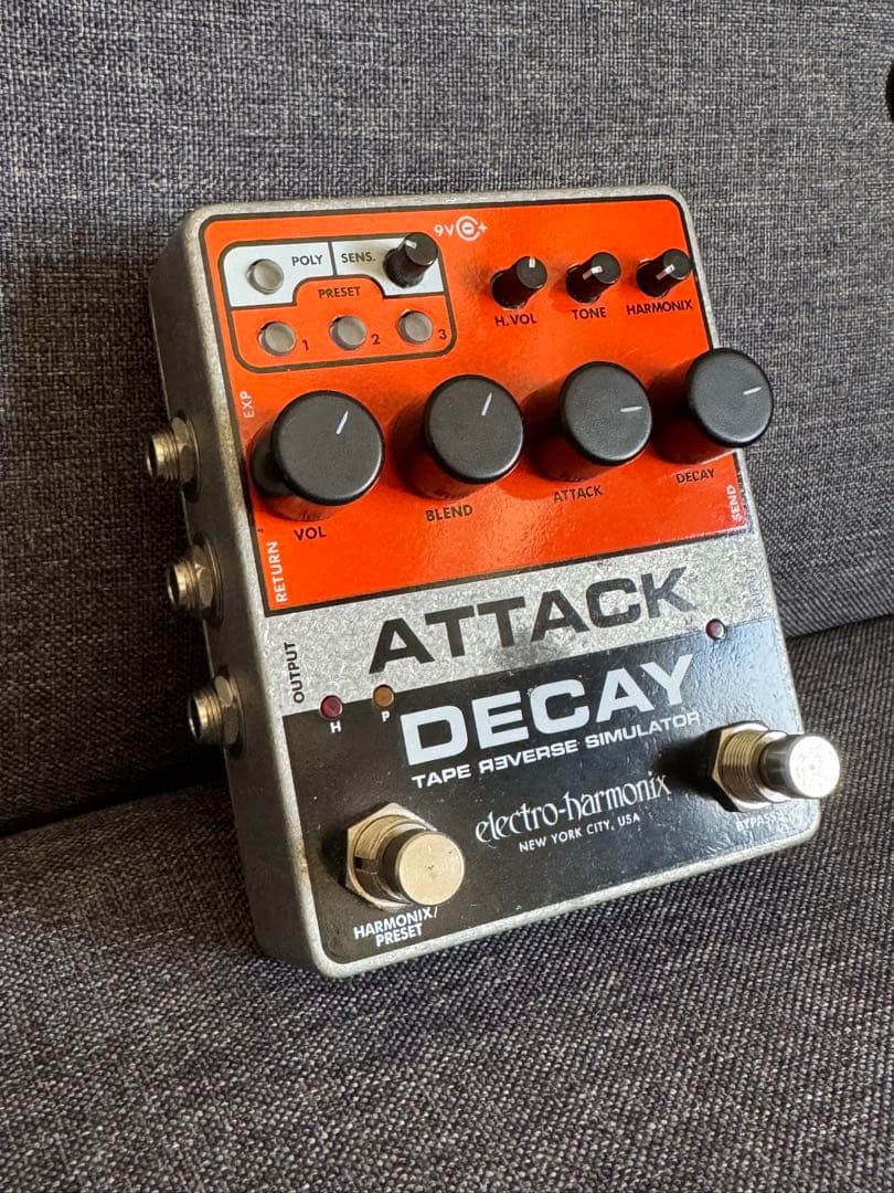 ATTACK DECAY エレハモ　ジャズソウル ギターエフェクター