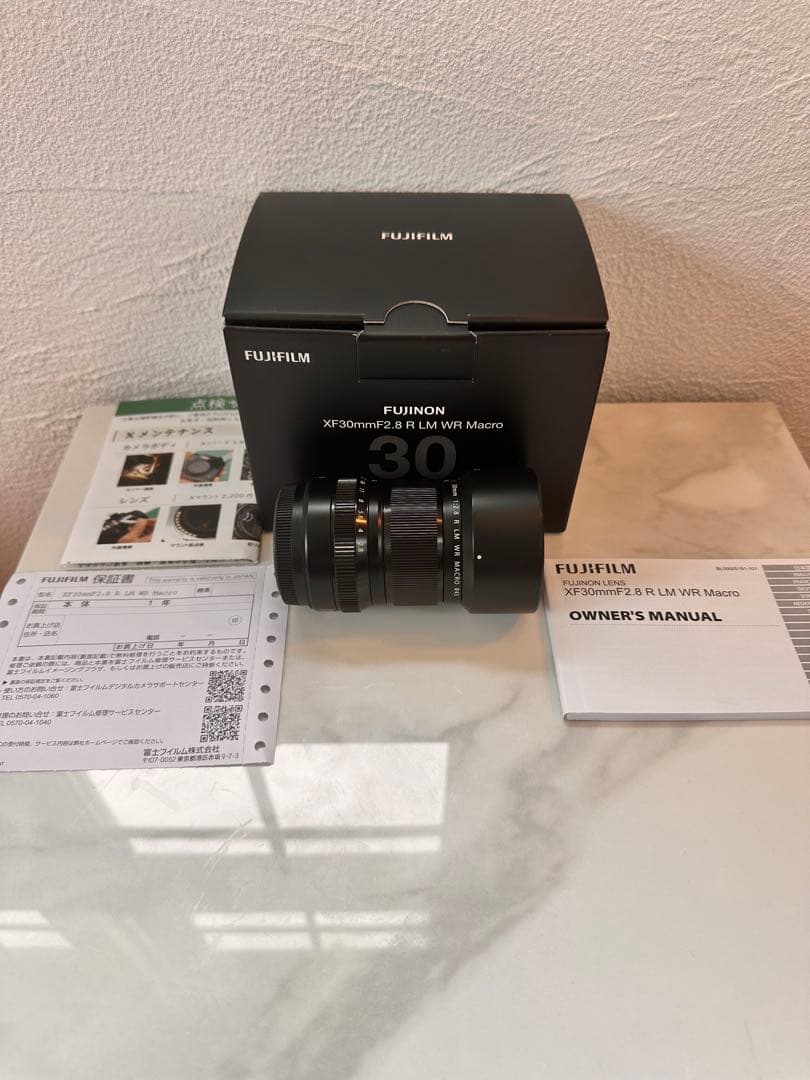 美品　FUJIFILM XF 30mm F2.8 R LM WR Macro