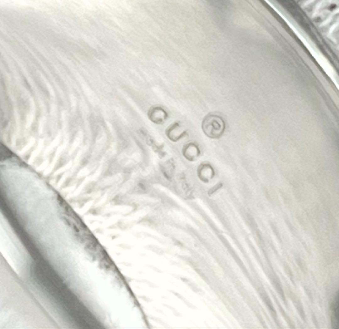 美品‼️GUCCI 指輪　ロゴワイドリング　20号