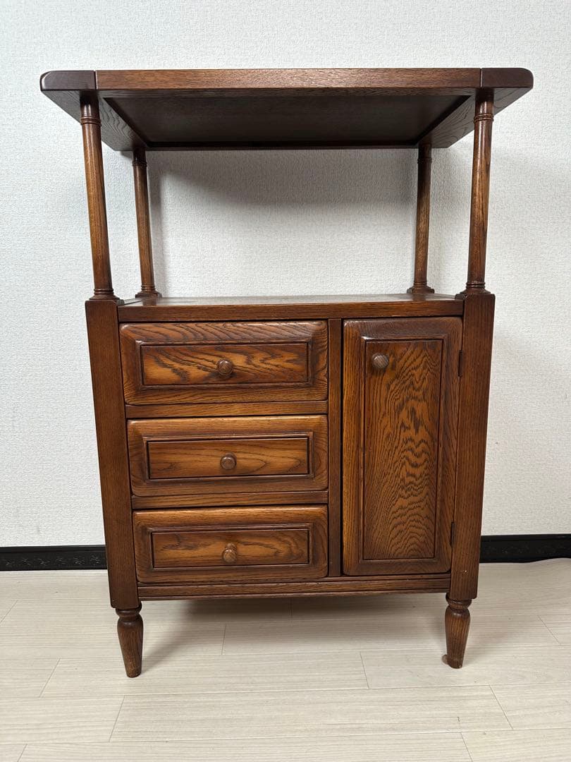 加藤木工 KATOMOKU クラシックコレクション ナラ材 電話台 ※i4※