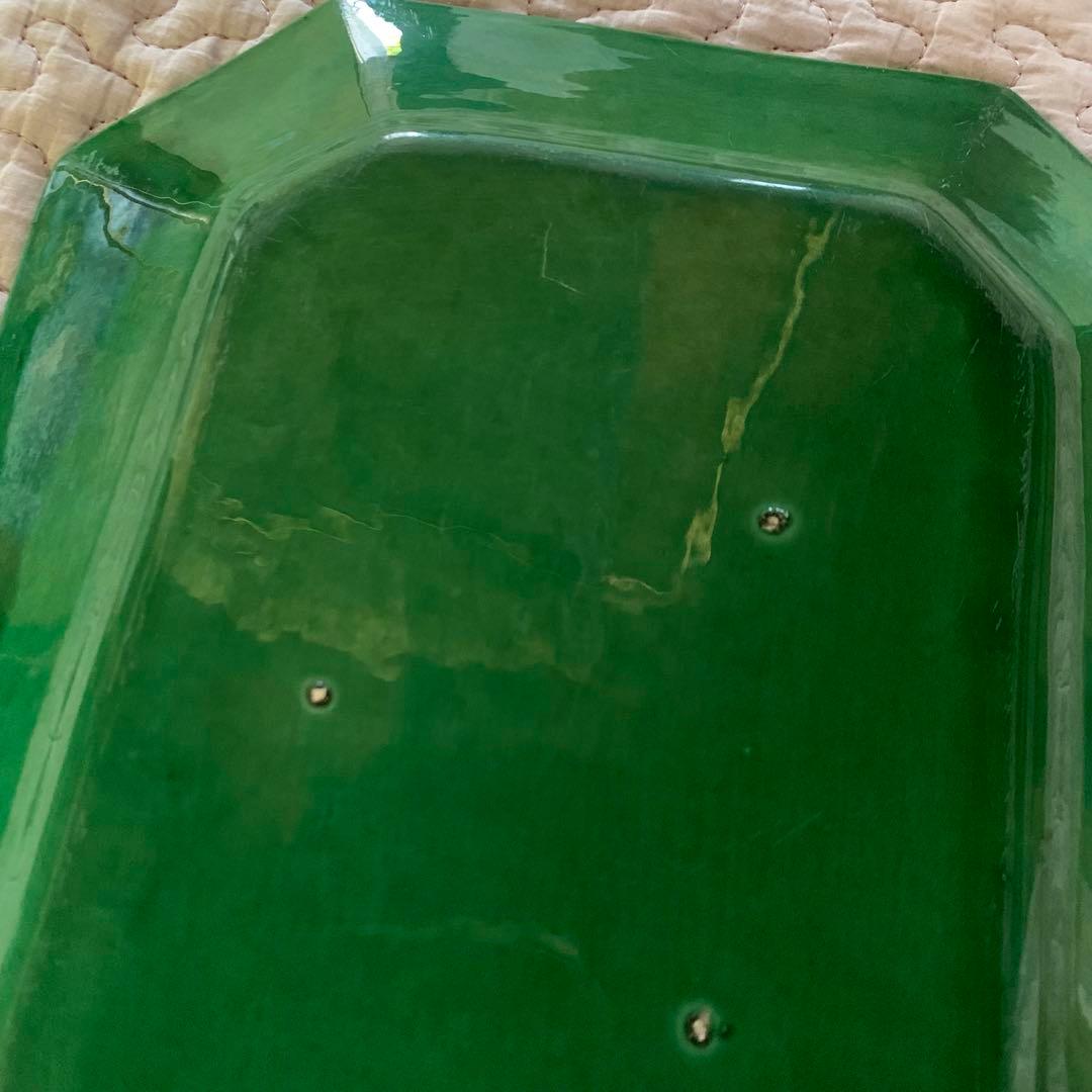 珉平焼　無地　額皿　柄なし