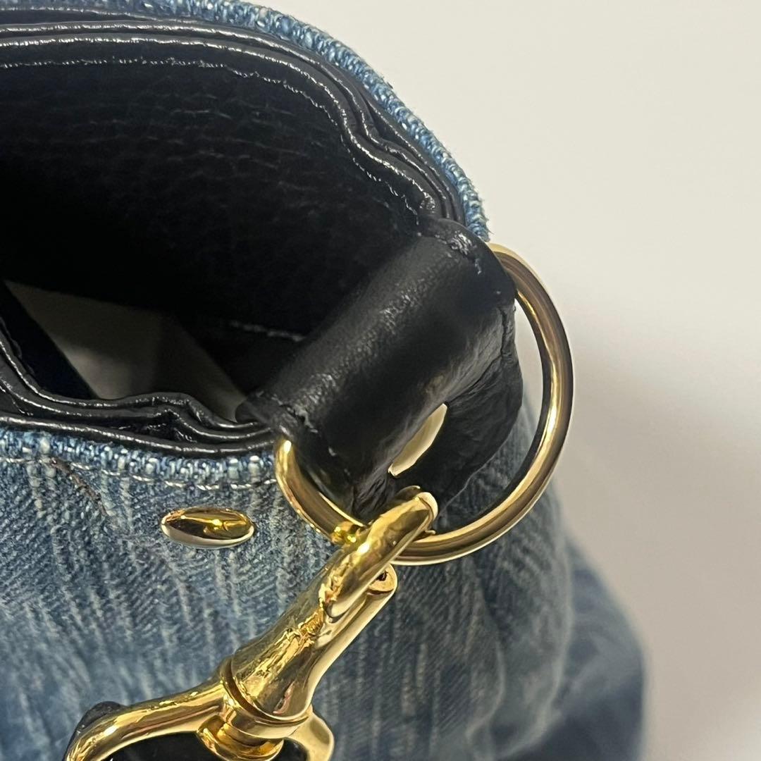 ✨未使用級✨　ATAO エルヴィ　ショルダーバッグ　デニム　ハンドバッグ