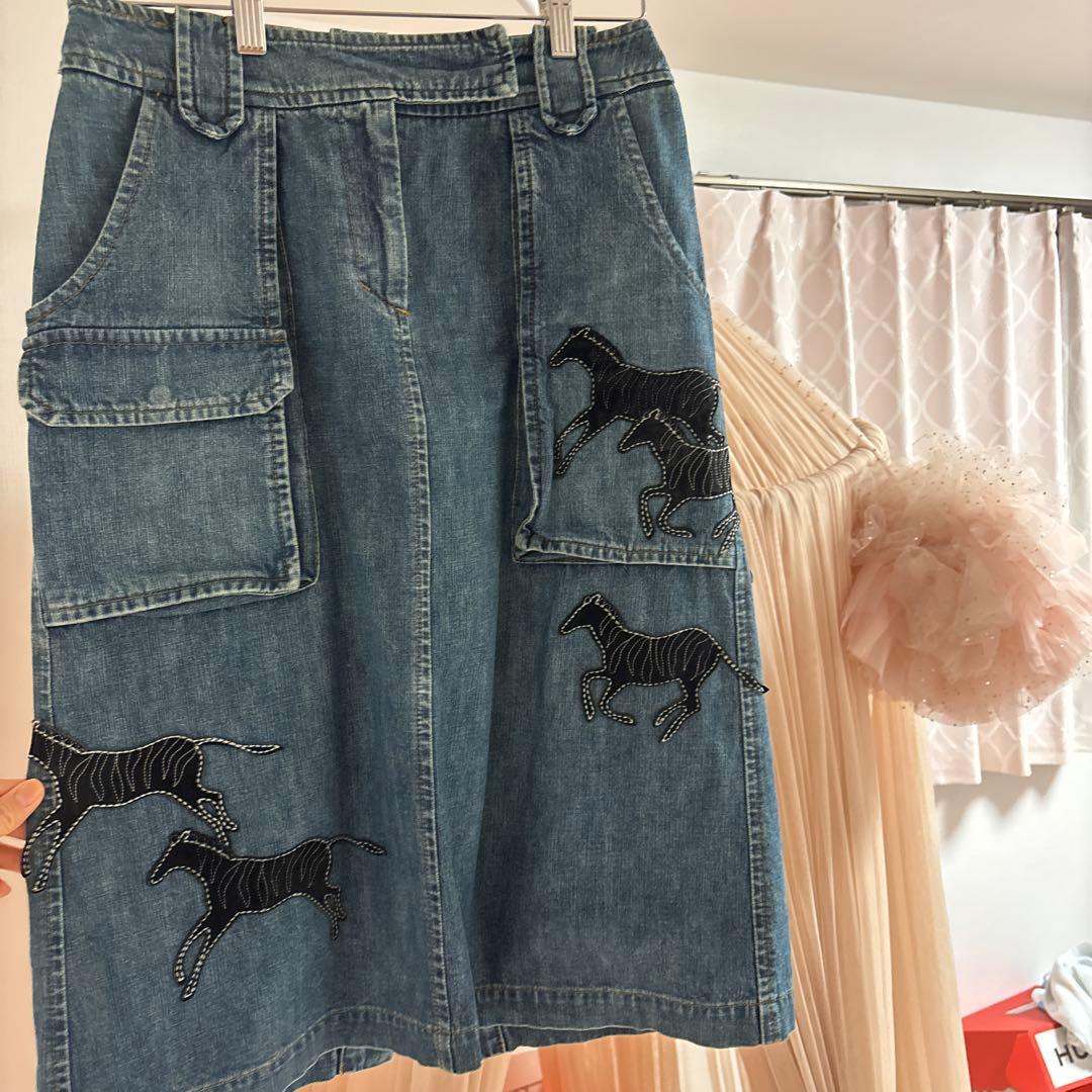 ケイタマルヤマ　デニムスカート