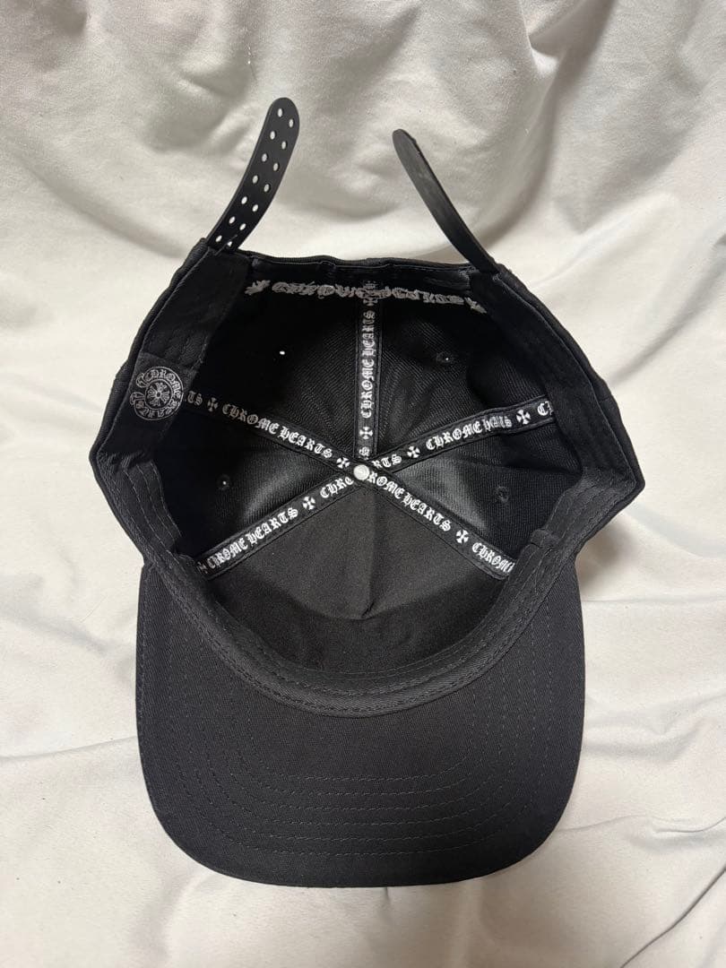 Chrome Hearts ブラック ベースボールキャップ