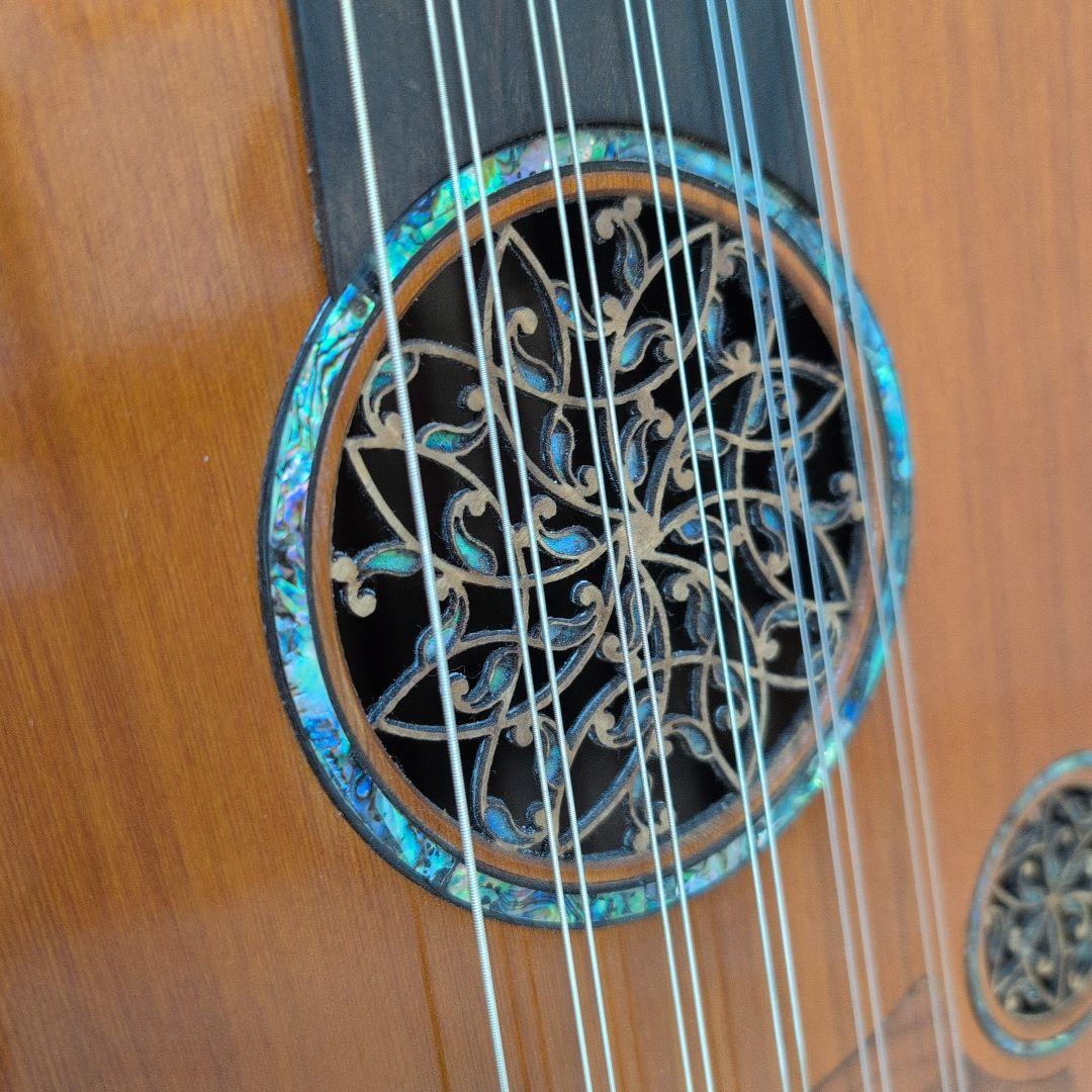 木製トルコウード MirasLuteのブランド ハードケース付き