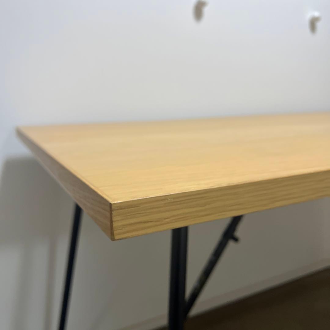無印良品　折りたたみテーブル　オーク材　幅120cm