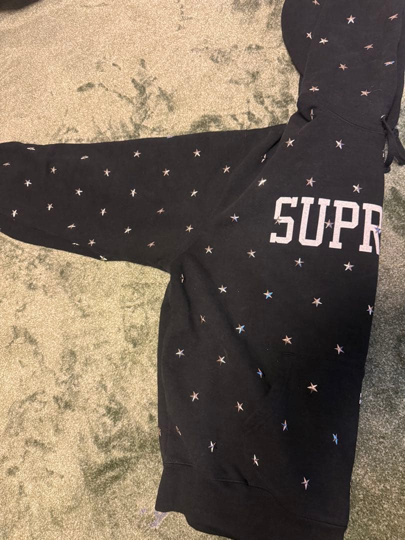 トップス SUPREME Stars Studded Hooded