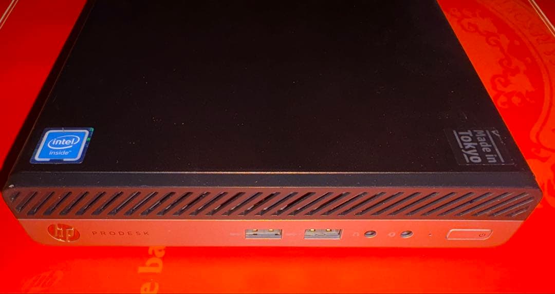 ミニPC HP ProDesk 400 G3 DM Core i3-7100t 8GB