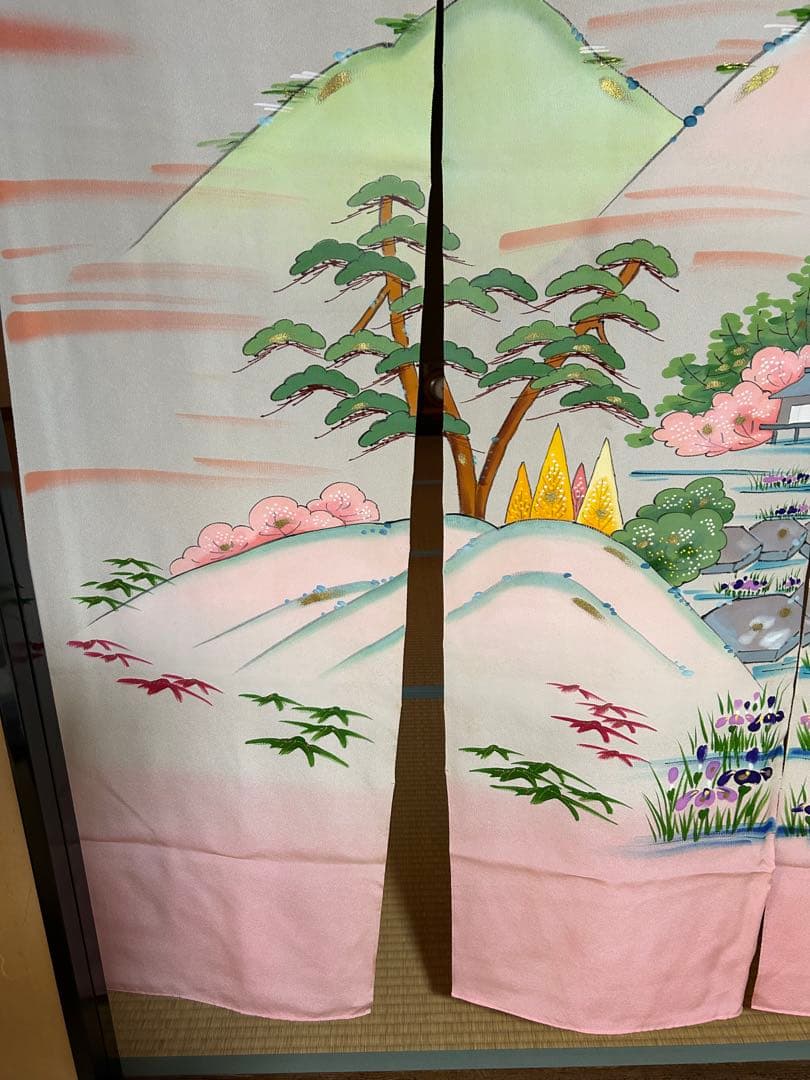 B*o様 11/30限定価格 1万円引き 高級 のれん 花嫁のれん 庭 山 松