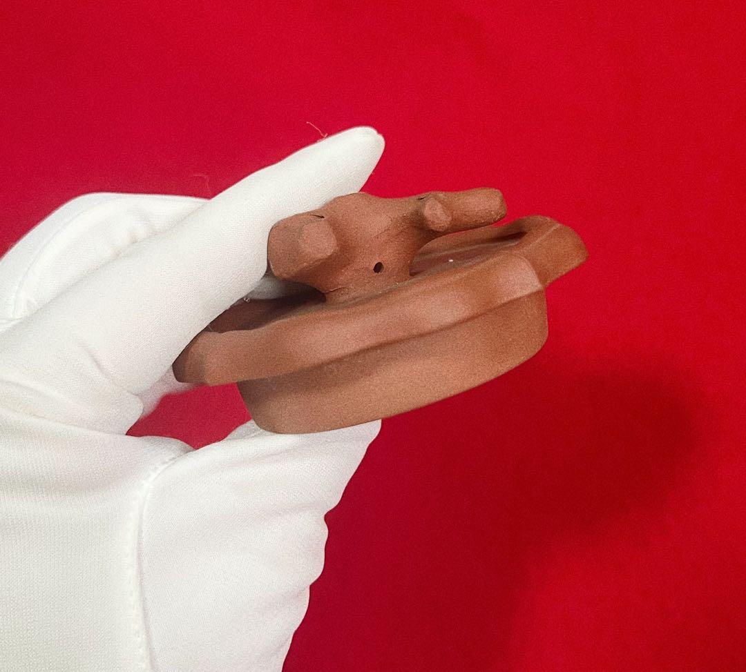 中国宜興 紫砂壺　梅花紋樣 詩詞 茶壺 柿子壺 急須 茶器 茶道具