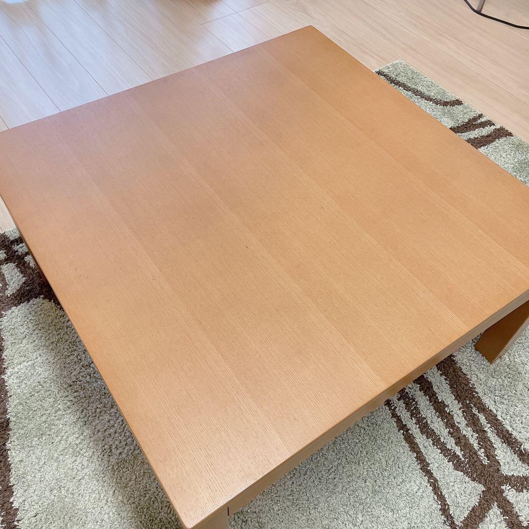 無印良品 家具調シンプルな木製こたつテーブル