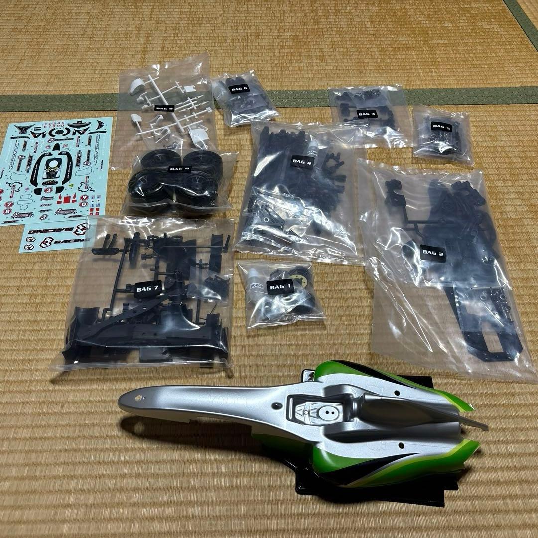 3Racing FGX EVO2018 1/10 グリーンボディ