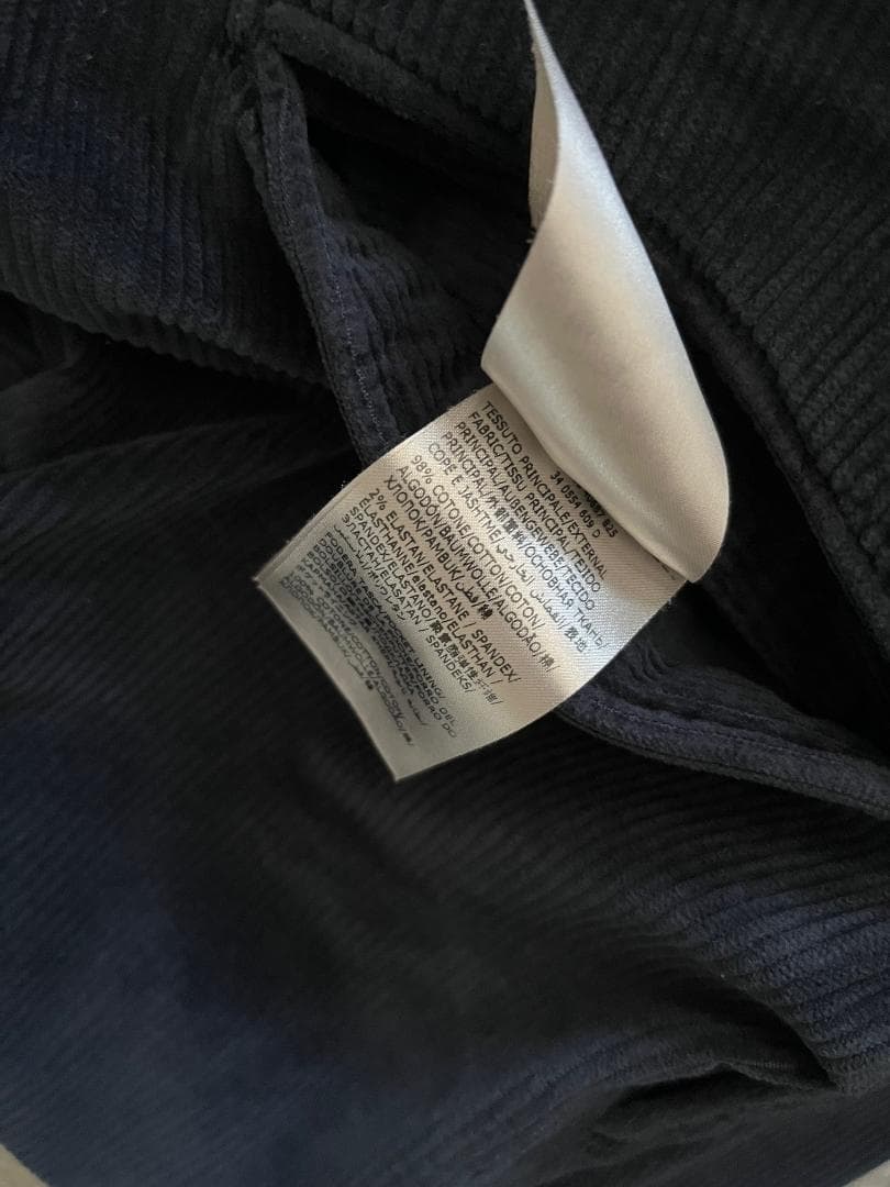 未使用 INCOTEX インコテックス パンツ コーデュロイ ネイビー