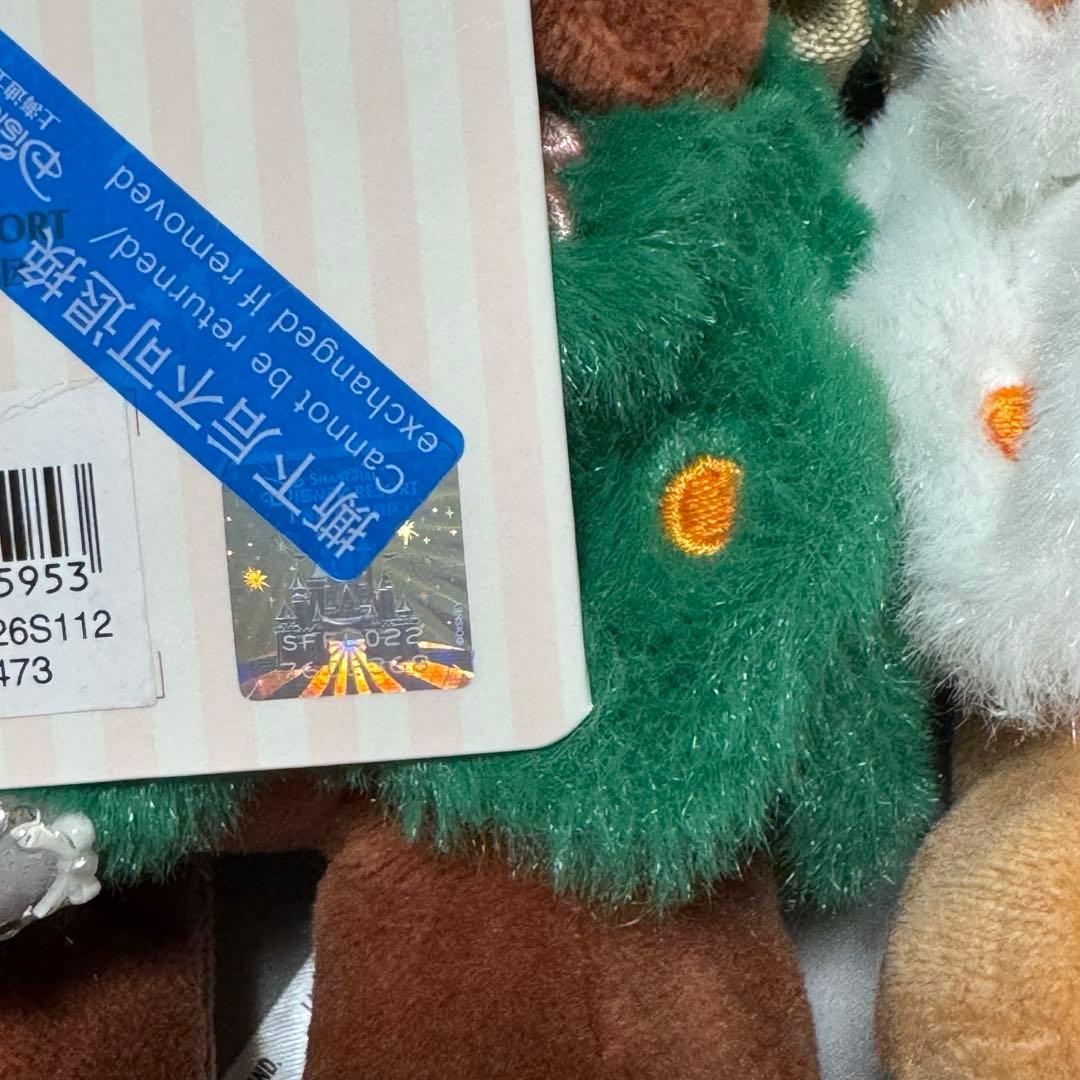 【セット売り】上海ディズニー チップアンドデール　クリスマス 2025マスコット