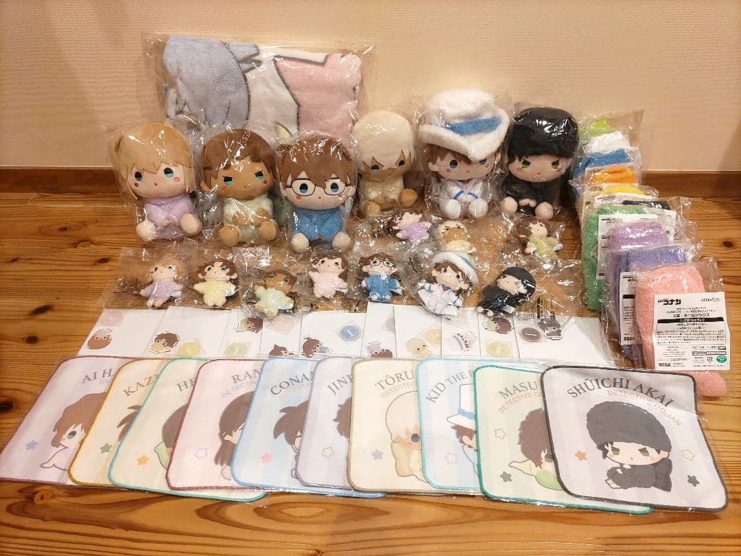 名探偵コナン セガラッキーくじ もこもこリラックスタイム フルコンプセット