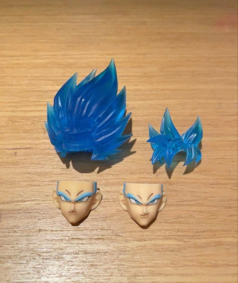 S.H.Figuarts用 孫悟空 スーパーサイヤ人ブルー カスタムヘッドパーツ