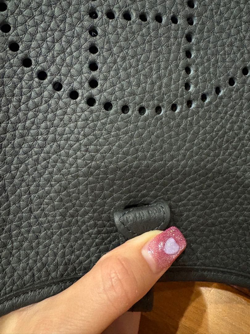 【新品未使用】ブラック　エルメス HERMES エブリンミニ アマゾーヌ TPM