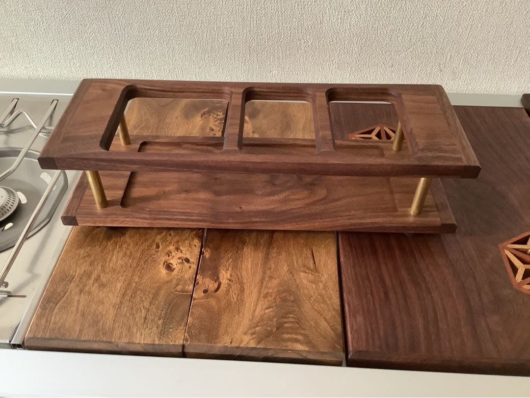 IGTハーフユニット スパイスホルダーウォールナットタイプA yokota