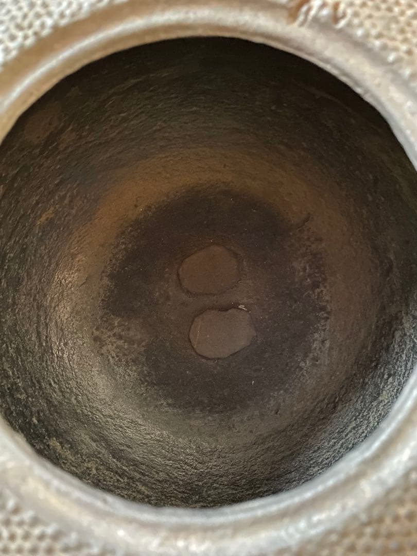 K*e様 仙叟好　霰鉈釜　御釜師　十四代　宮崎寒雉氏作