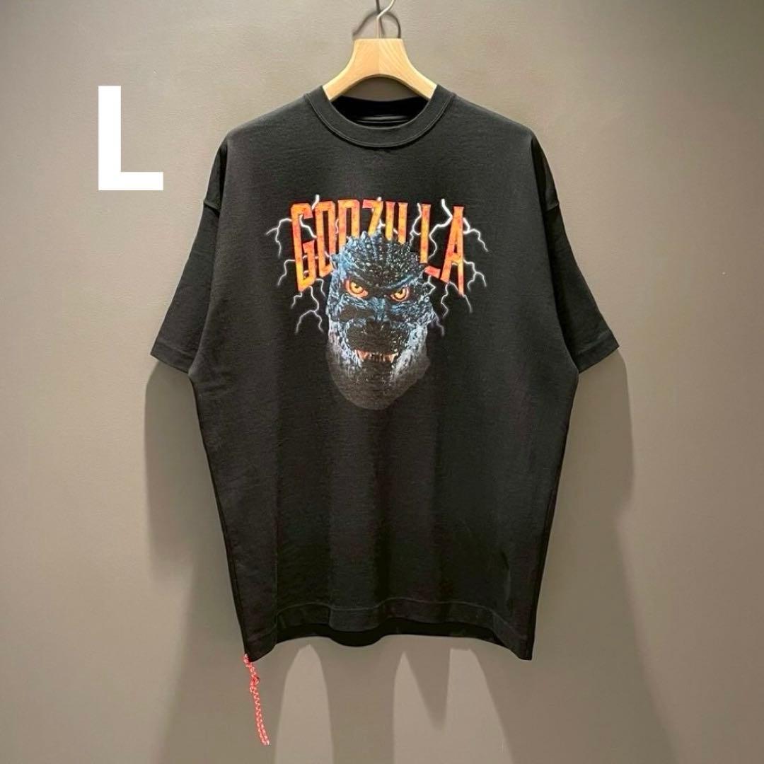 L BEAMS JAPAN ゴジラ GODZILLA Tシャツ BLACK