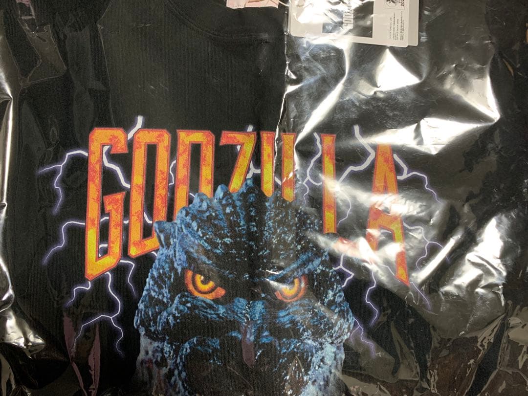L BEAMS JAPAN ゴジラ GODZILLA Tシャツ BLACK