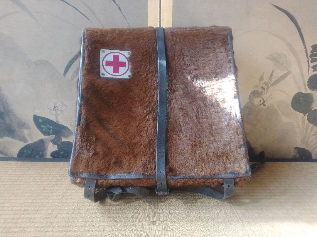 1940年代頃スイス軍馬毛リュック　ミリタリー　ディスプレイ　ナイジェルクーボン