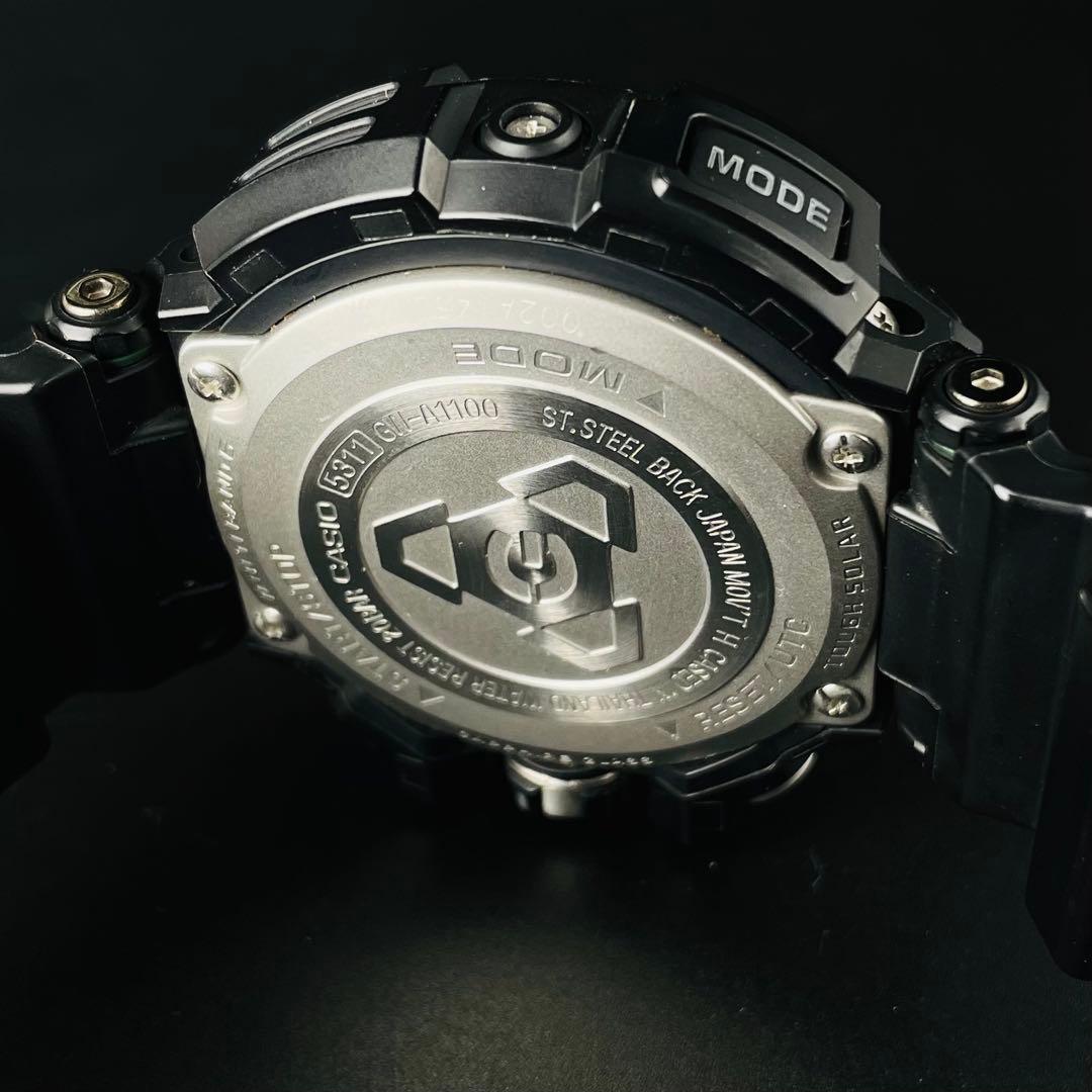 美品 G-SHOCK GW-A1100 1A3JF 電波ソーラ スカイコクピット