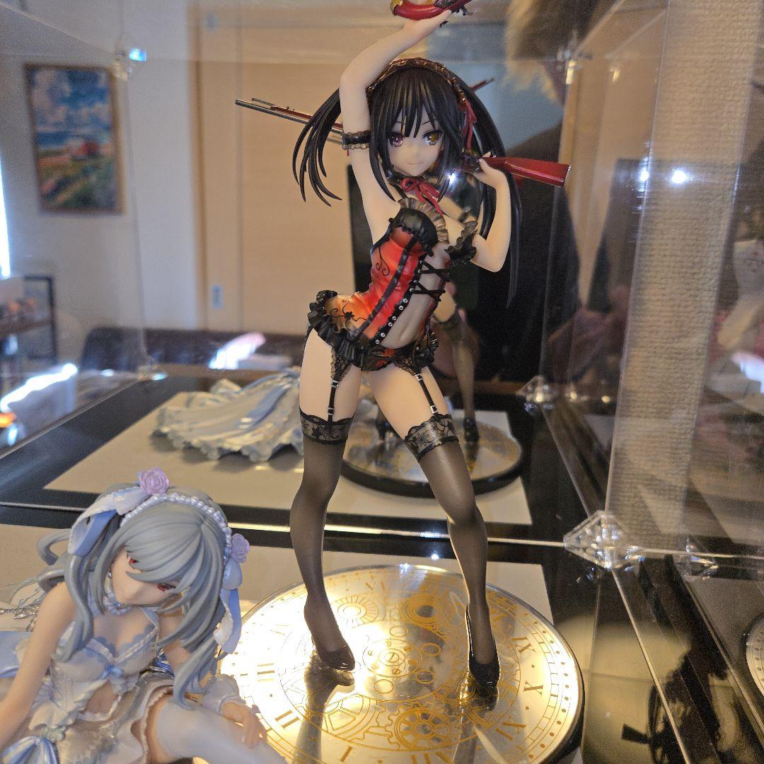 デート・ア・ライブ 時崎狂三 ランジェリーVer. 1/7 完成品フィギュア　赤