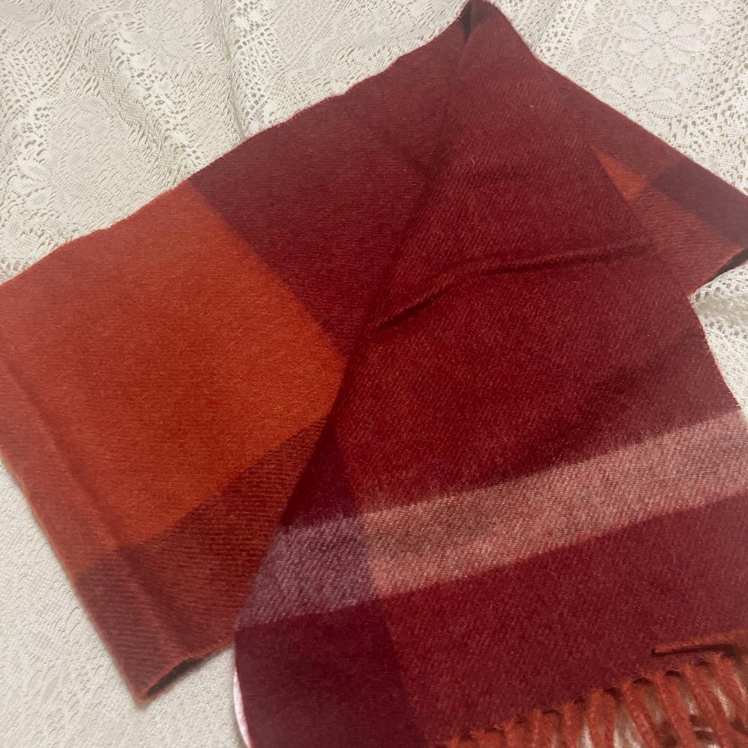 Chloé クロエ 洗えるカシミヤマフラー　フリンジ