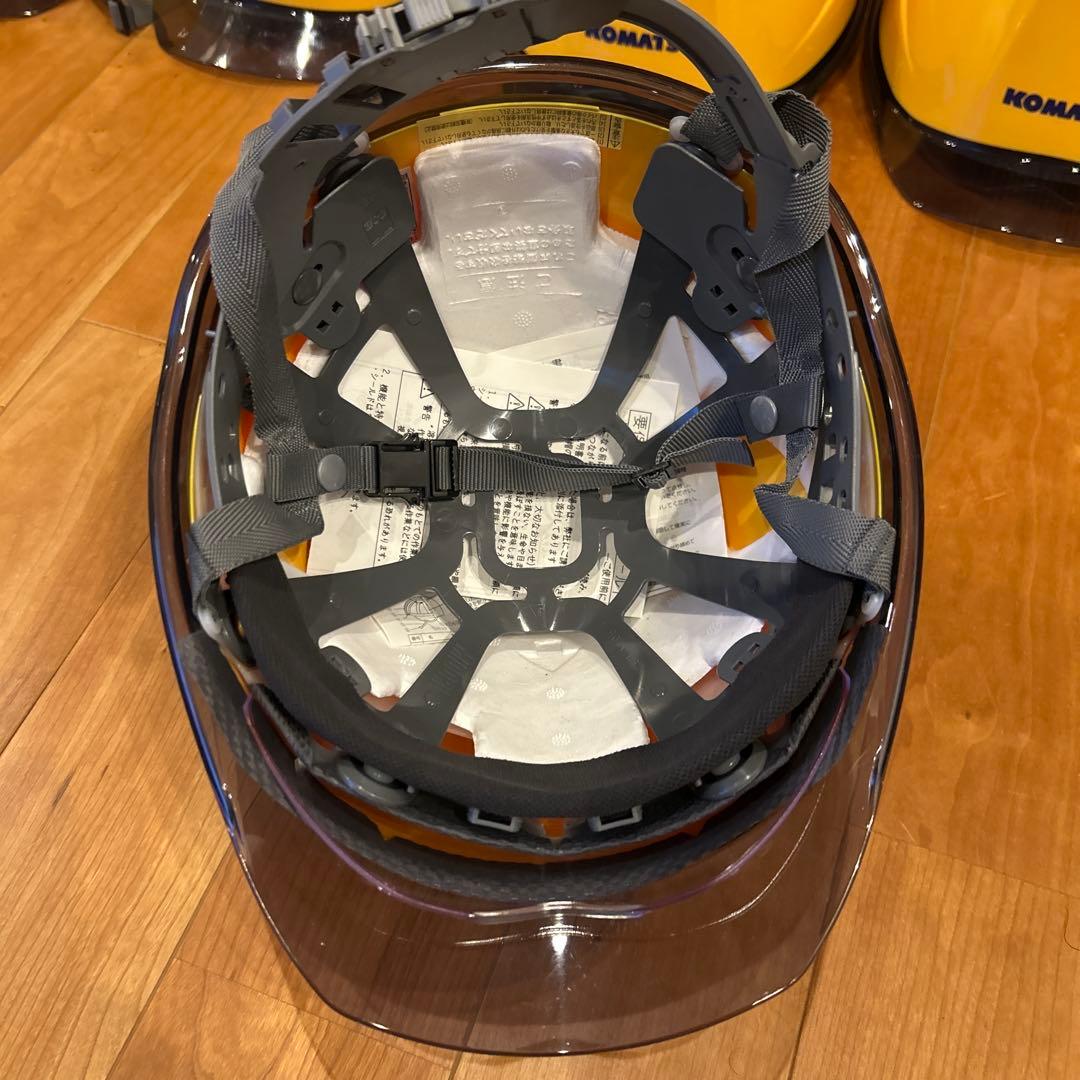[非売品]KOMATSU コマツ　ヘルメット 9個セット　防災　企業ロゴ